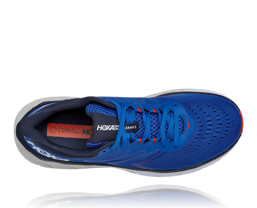 Hoka One One Koşu Ayakkabısı Erkek Mavi - Arahi 5 - OT8706451